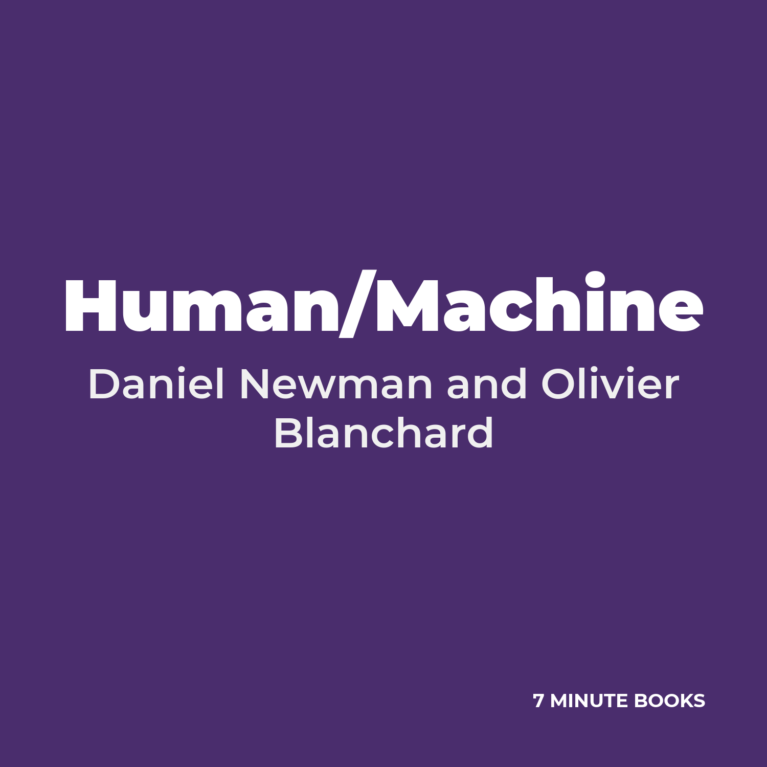 Human/Machine cover
