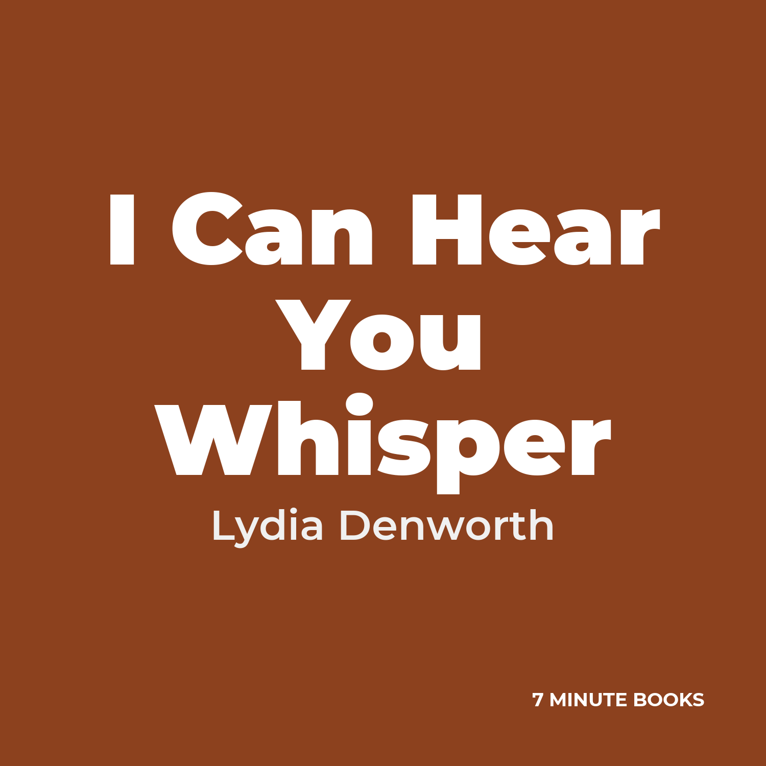 I Can Hear You Whisper cover
