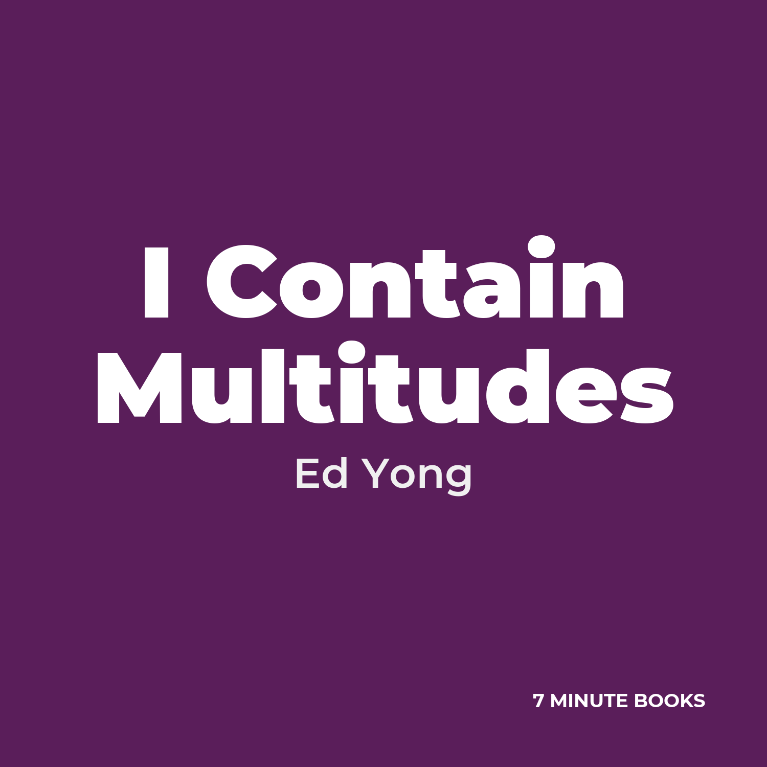 I Contain Multitudes cover