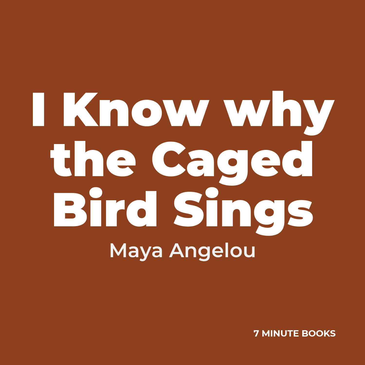 I Know why the Caged Bird Sings cover