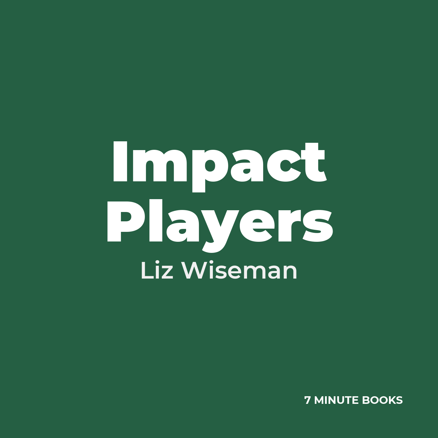 Impact Players cover