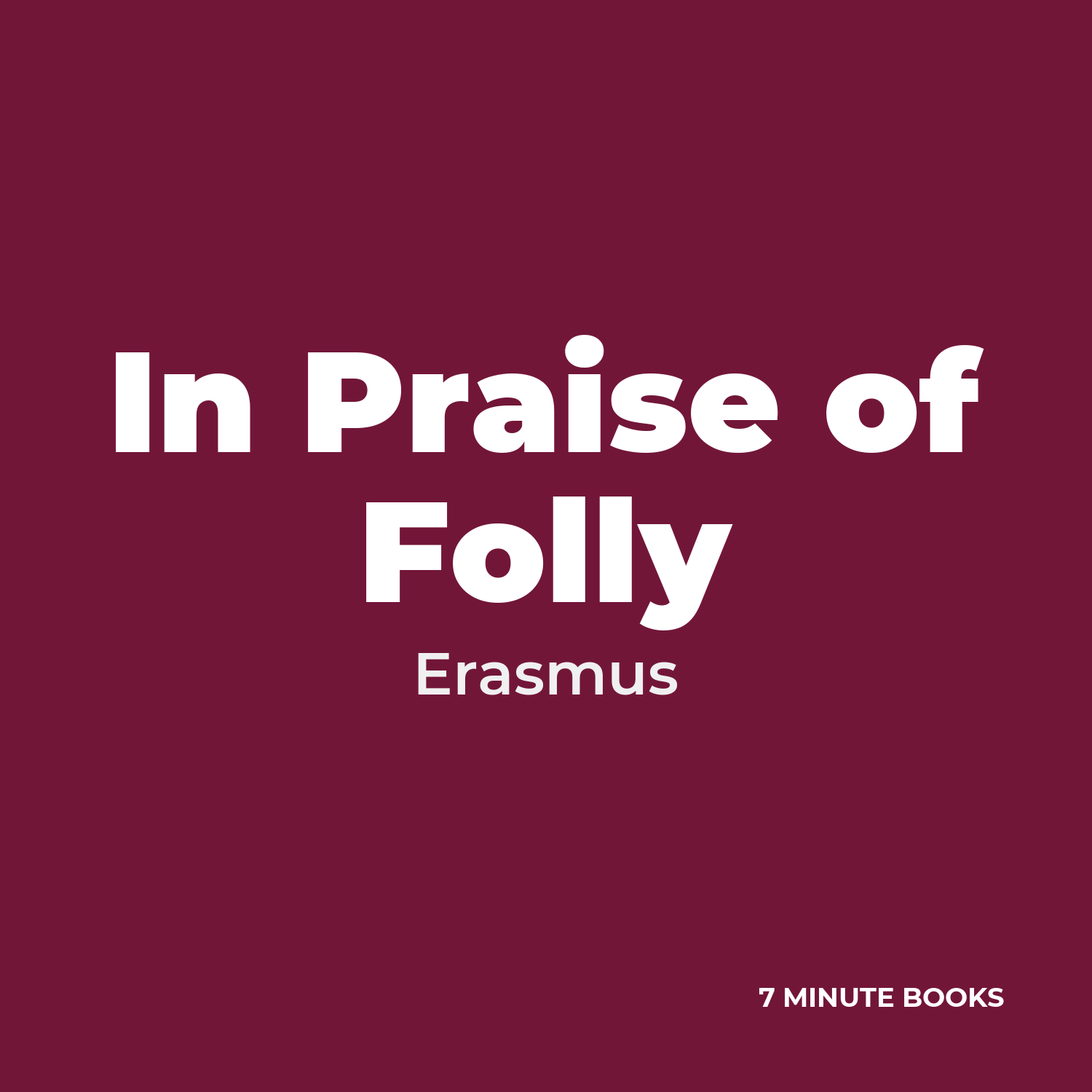 In Praise of Folly cover