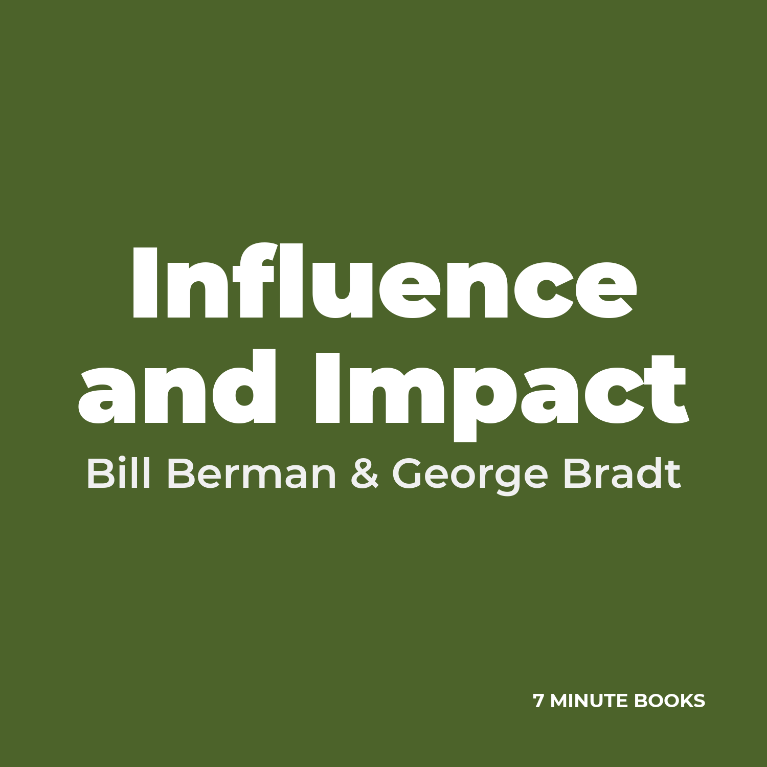 Influence and Impact cover