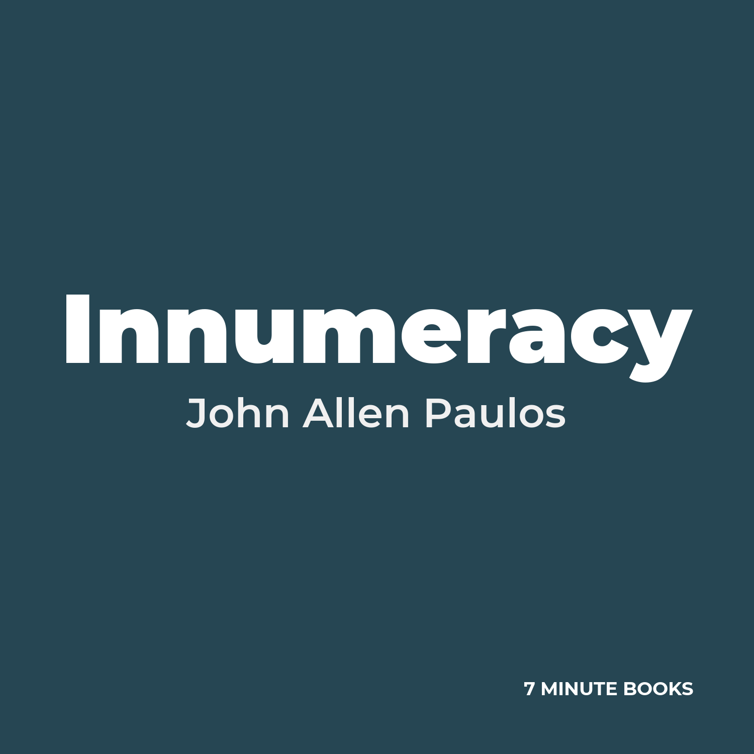 Innumeracy cover