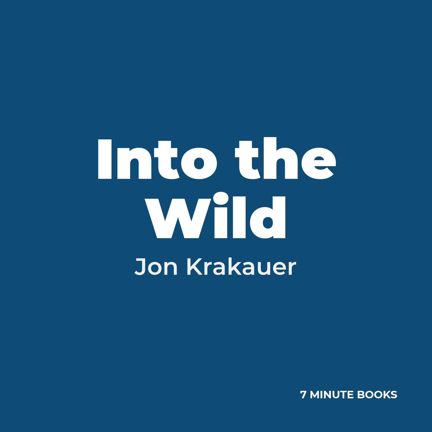 Into the Wild cover