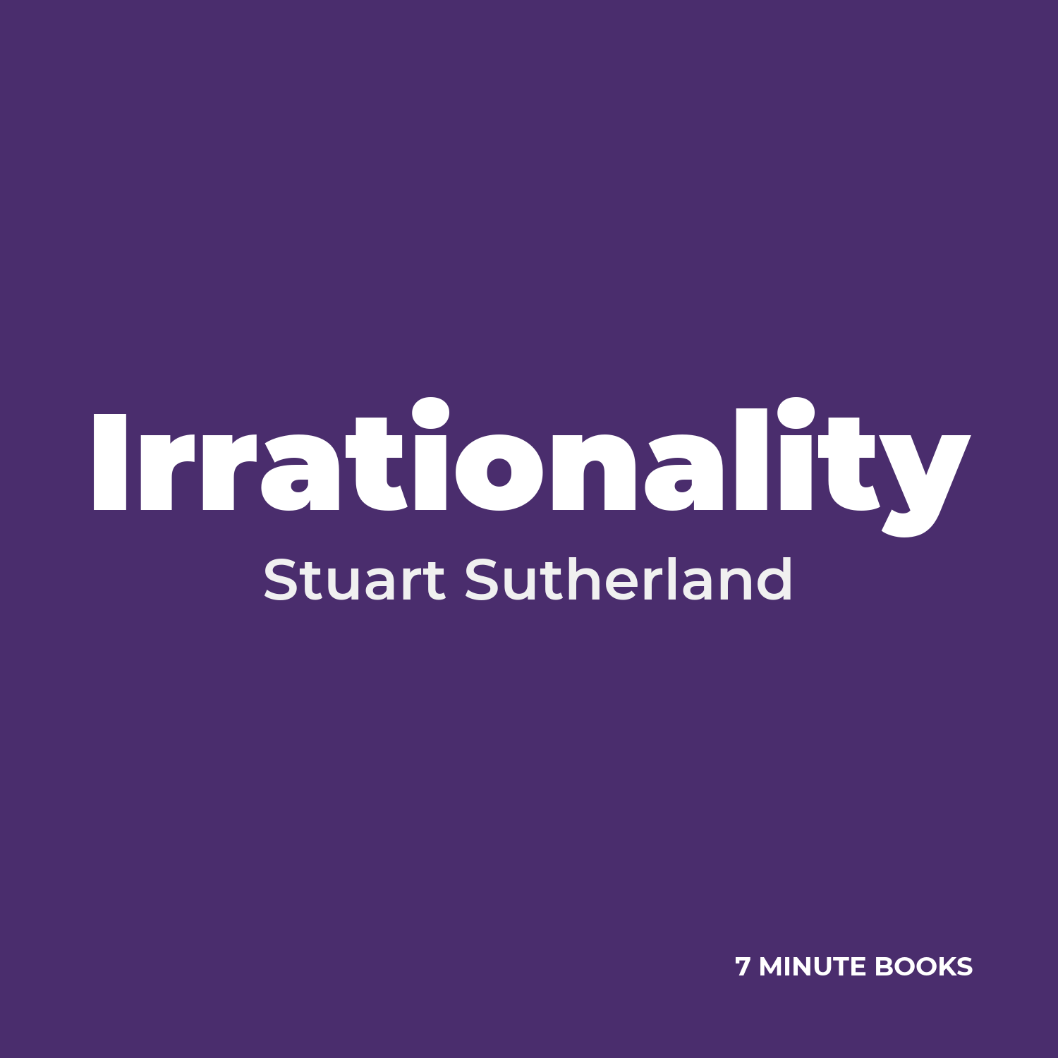 Irrationality cover