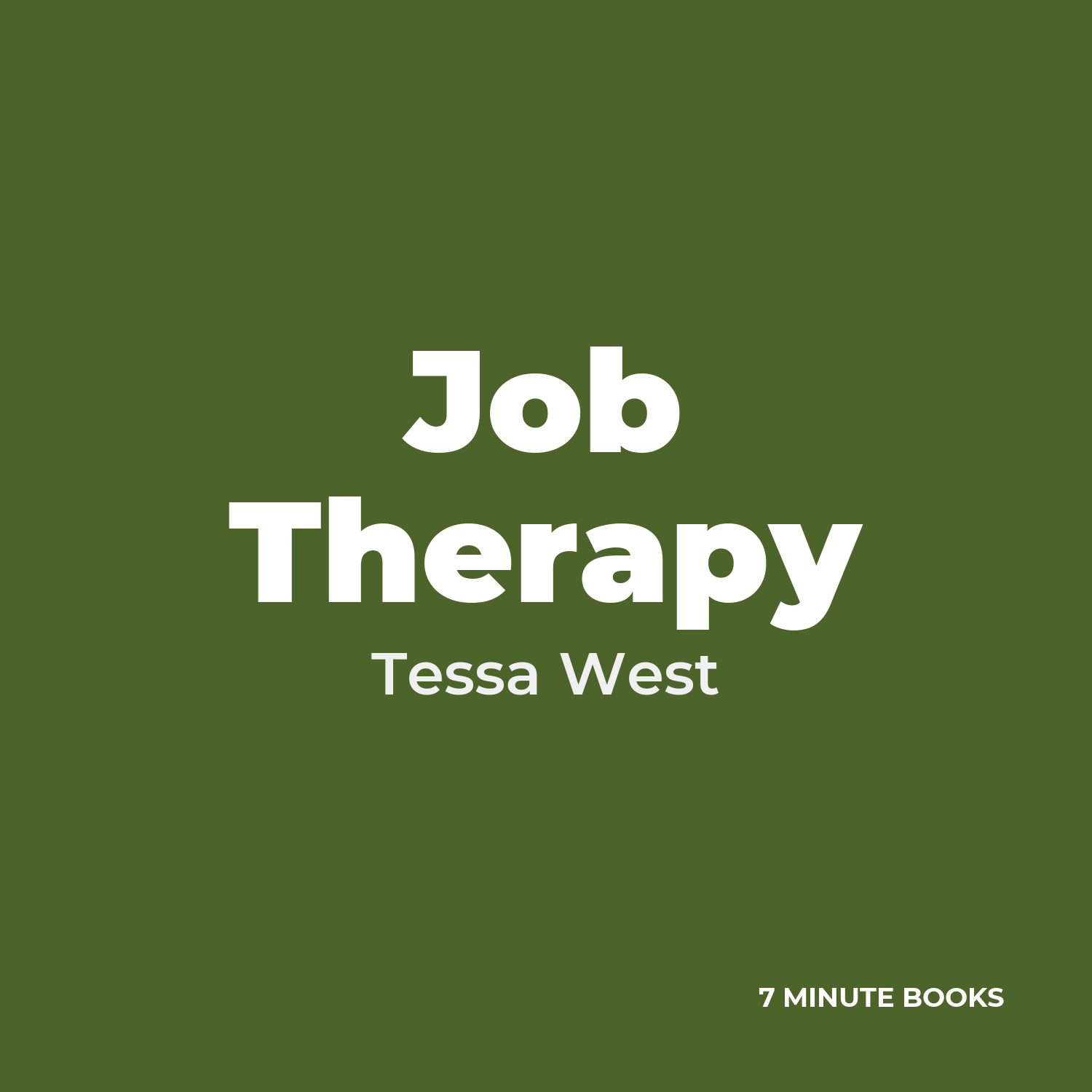 Job Therapy cover