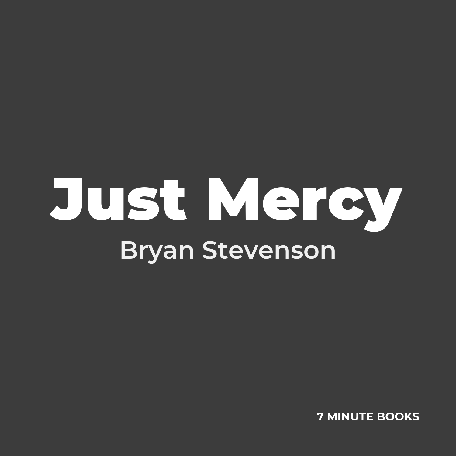 Just Mercy cover