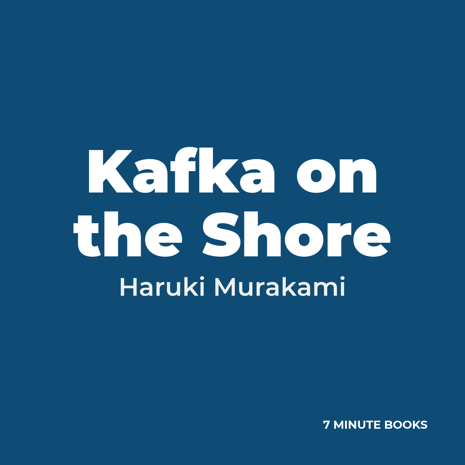 Kafka on the Shore cover