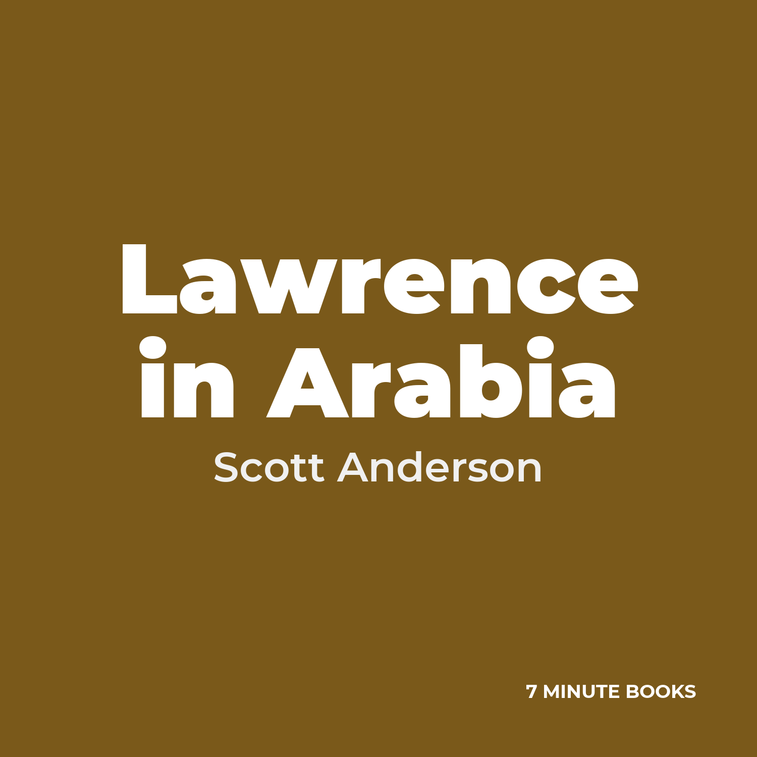 Lawrence in Arabia cover