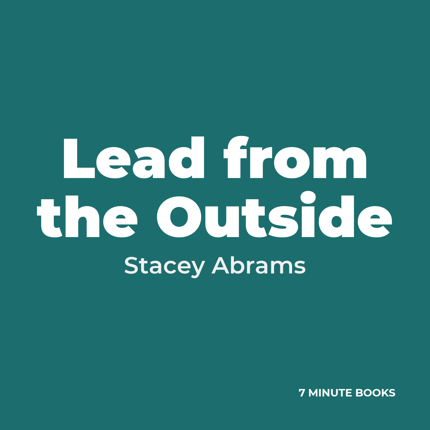 Lead from the Outside cover