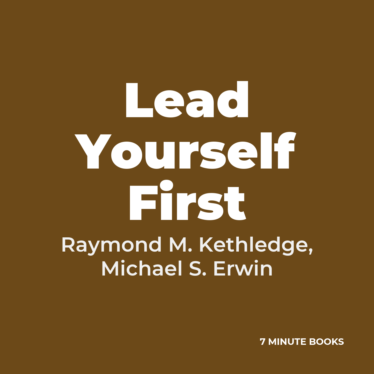 Lead Yourself First cover