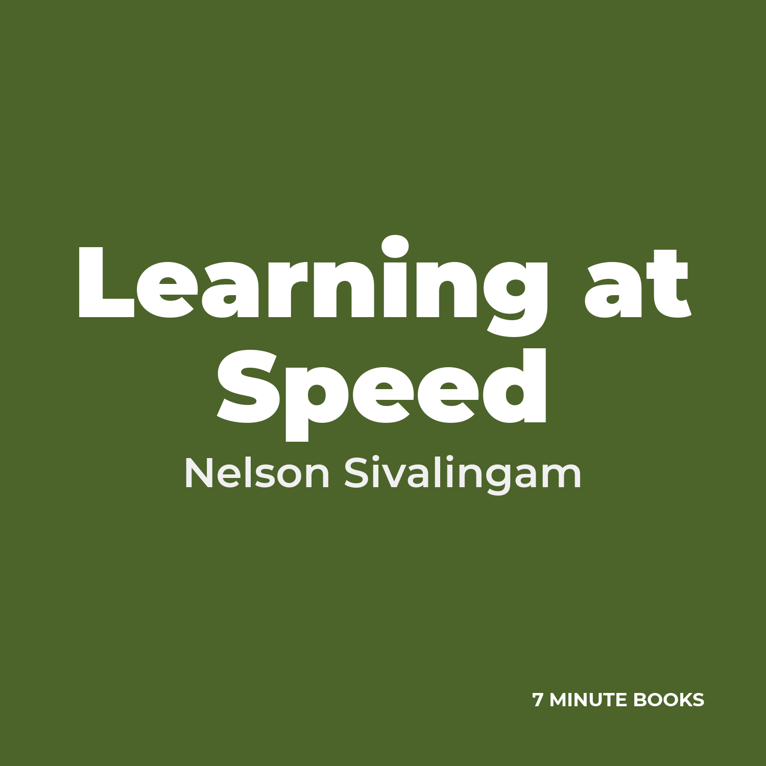 Learning at Speed cover