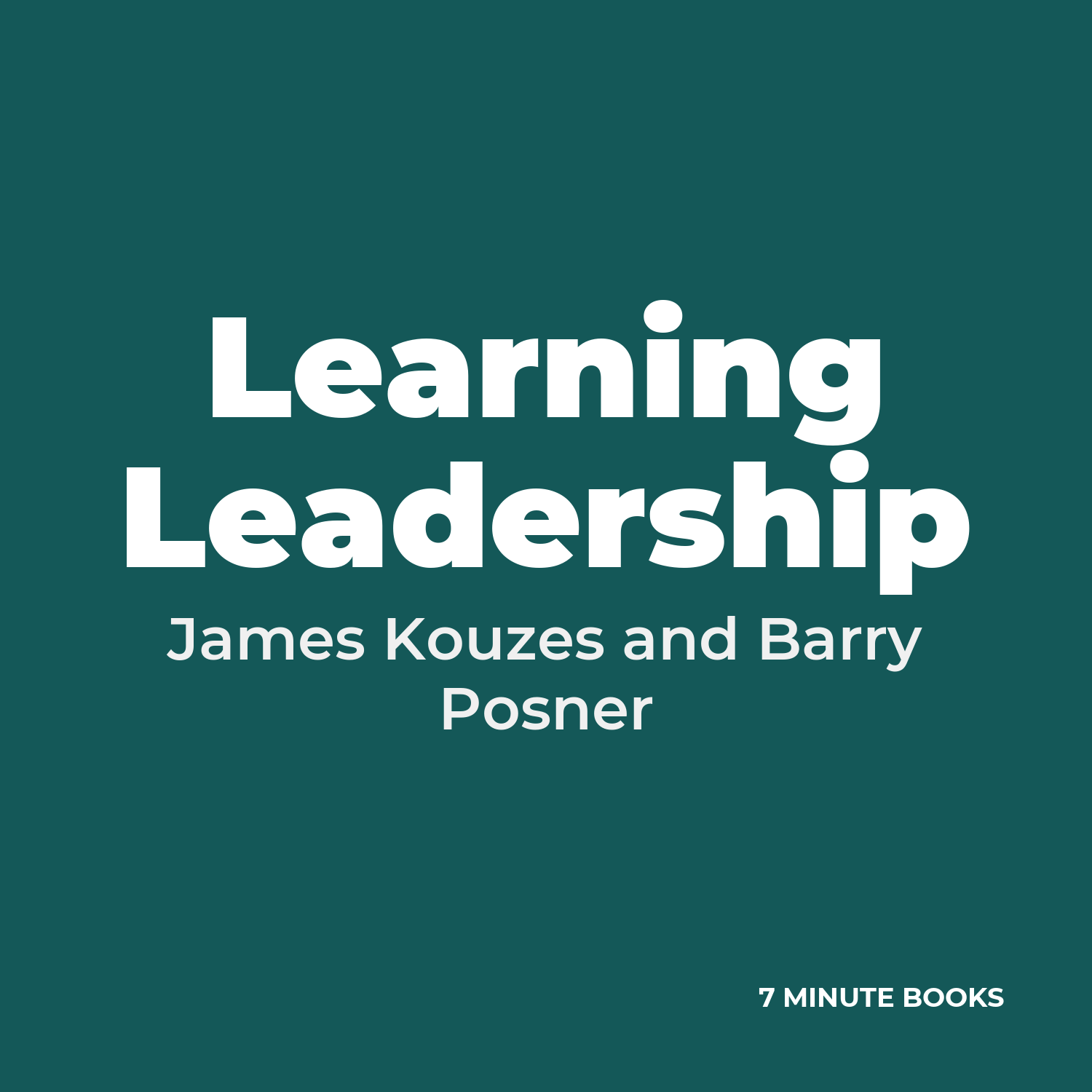 Learning Leadership cover
