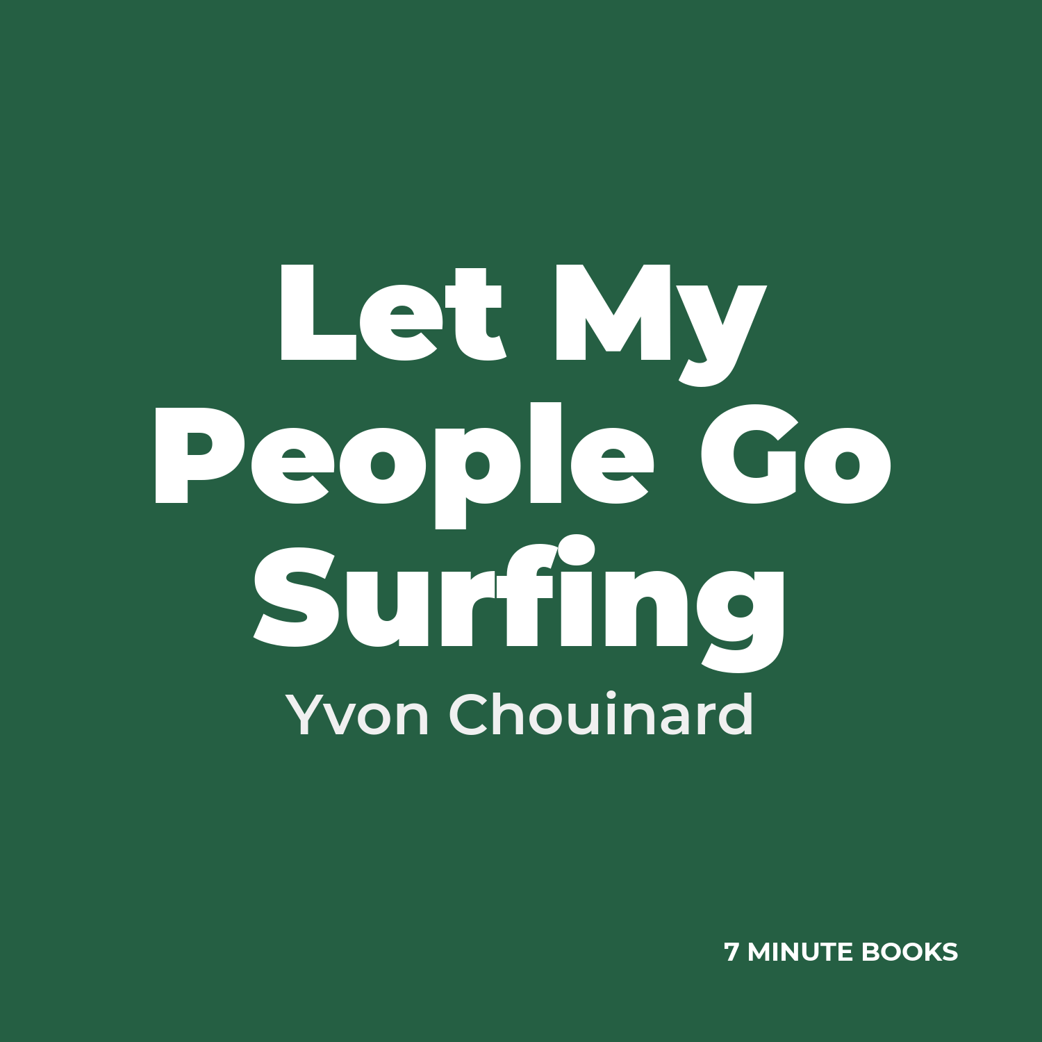 Let My People Go Surfing cover