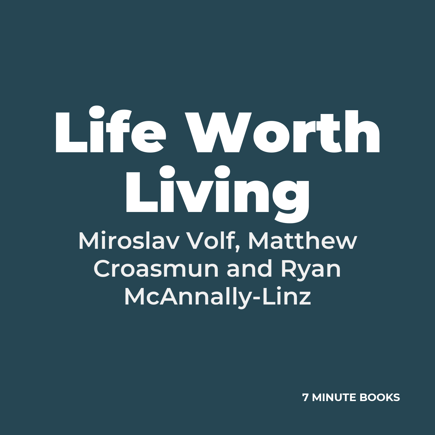 Life Worth Living cover