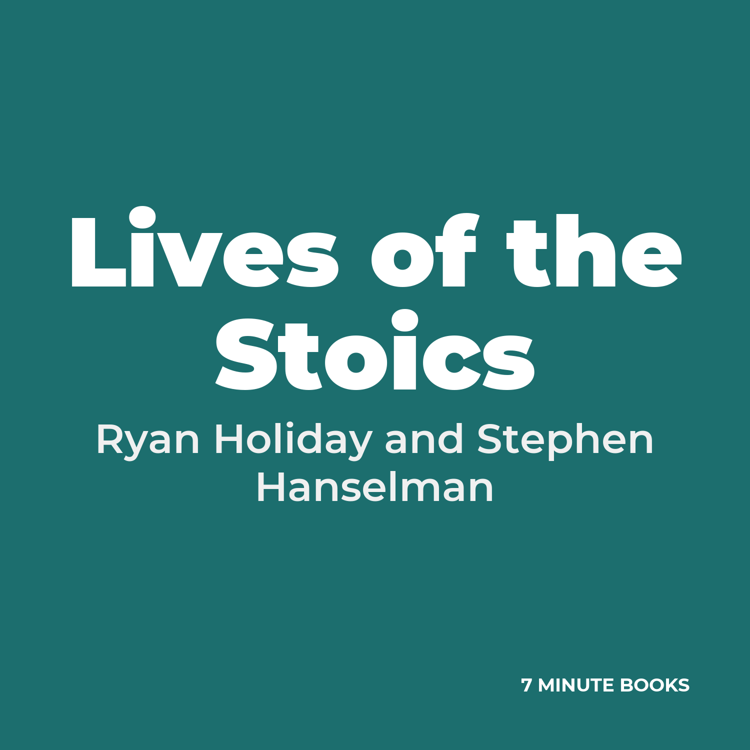 Lives of the Stoics cover