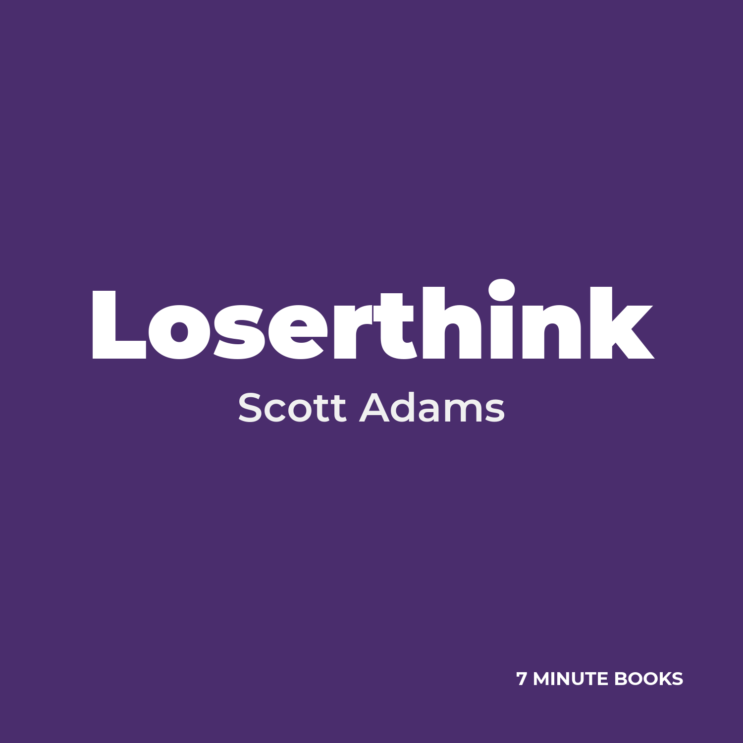 Loserthink cover