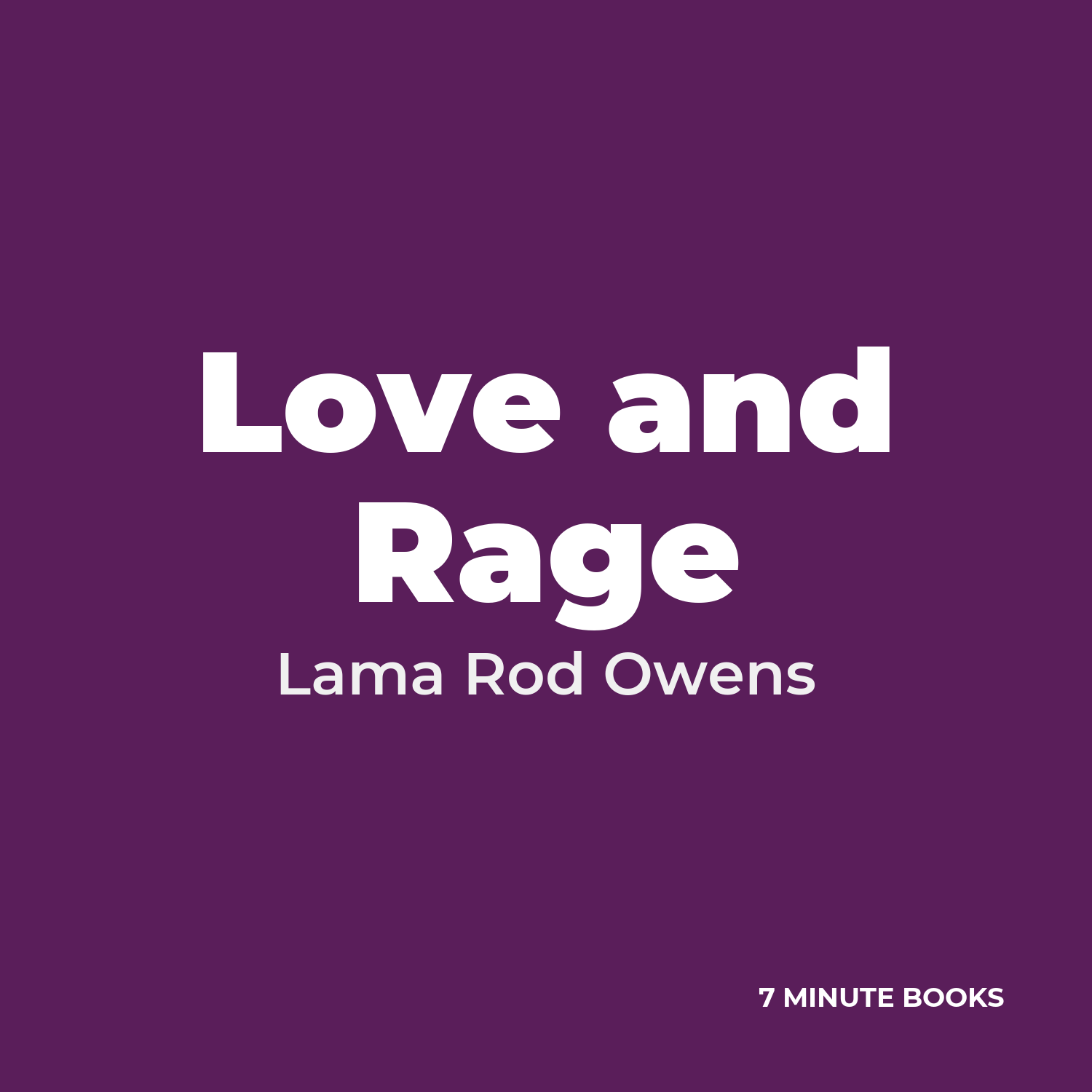 Love and Rage cover
