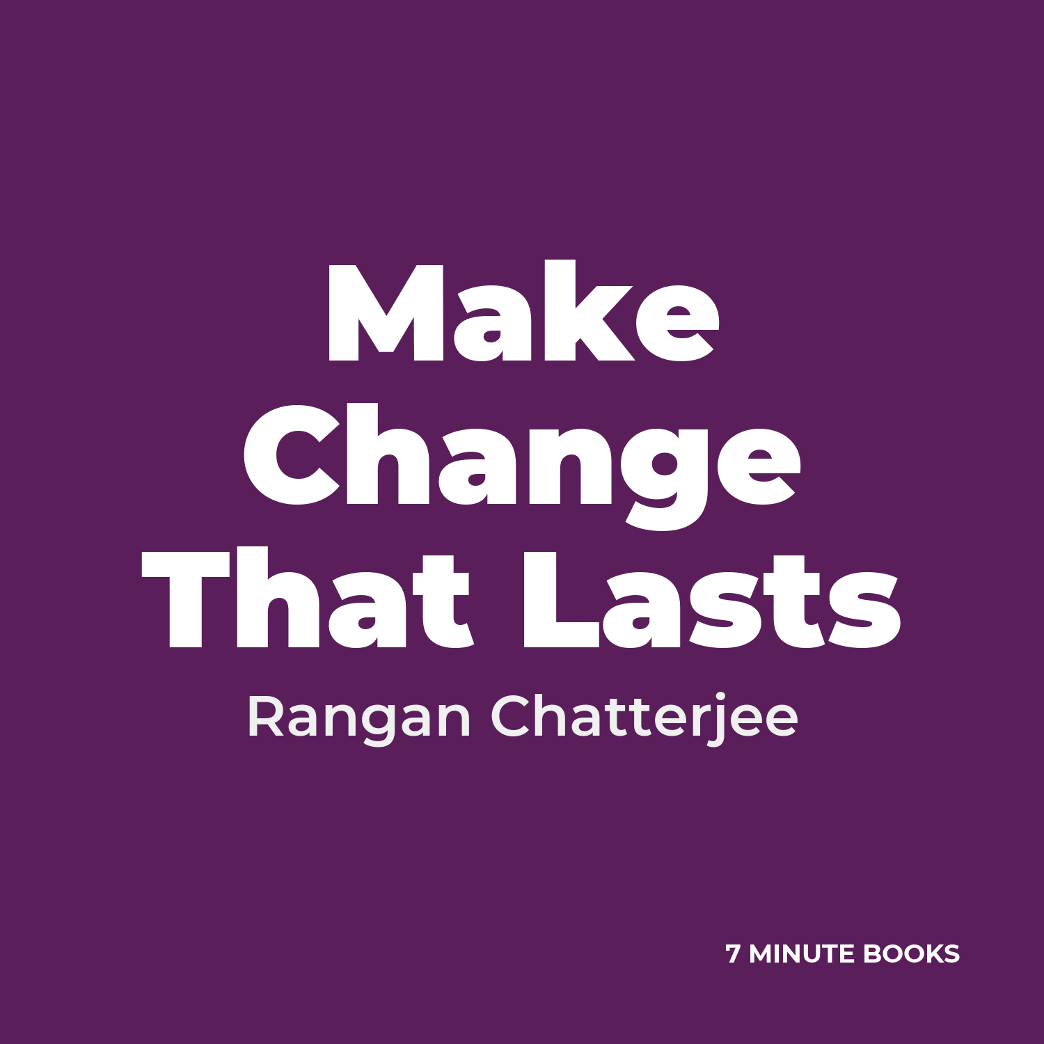 Make Change That Lasts cover