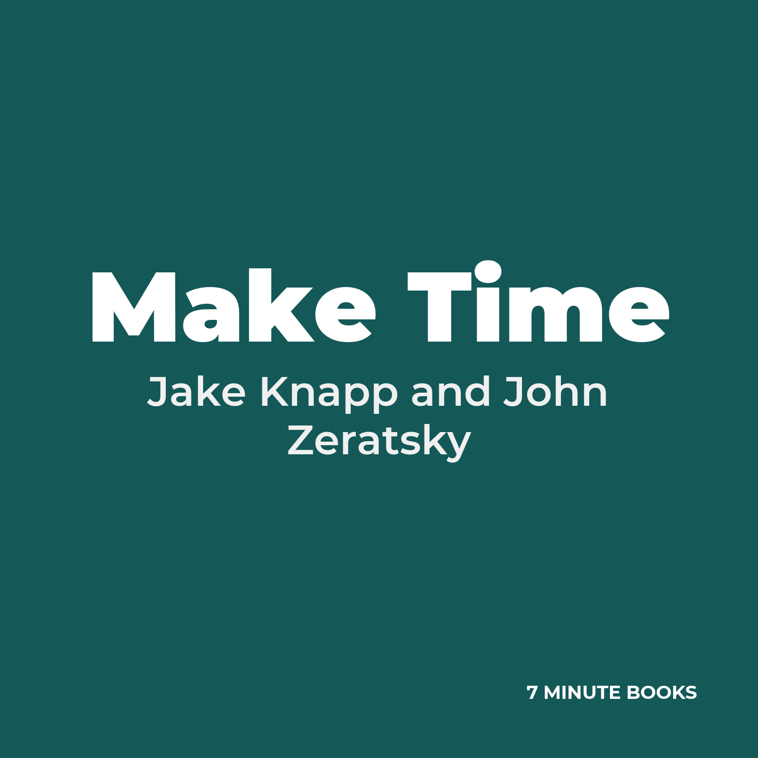 Make Time cover
