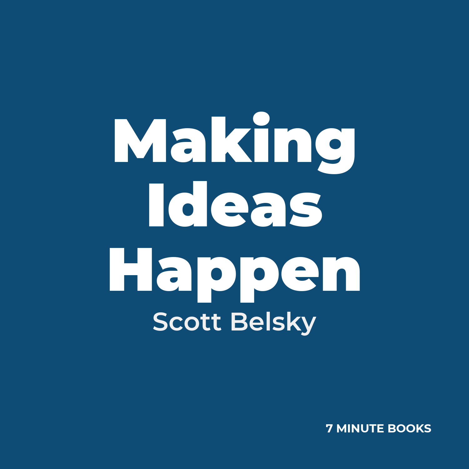 Making Ideas Happen cover