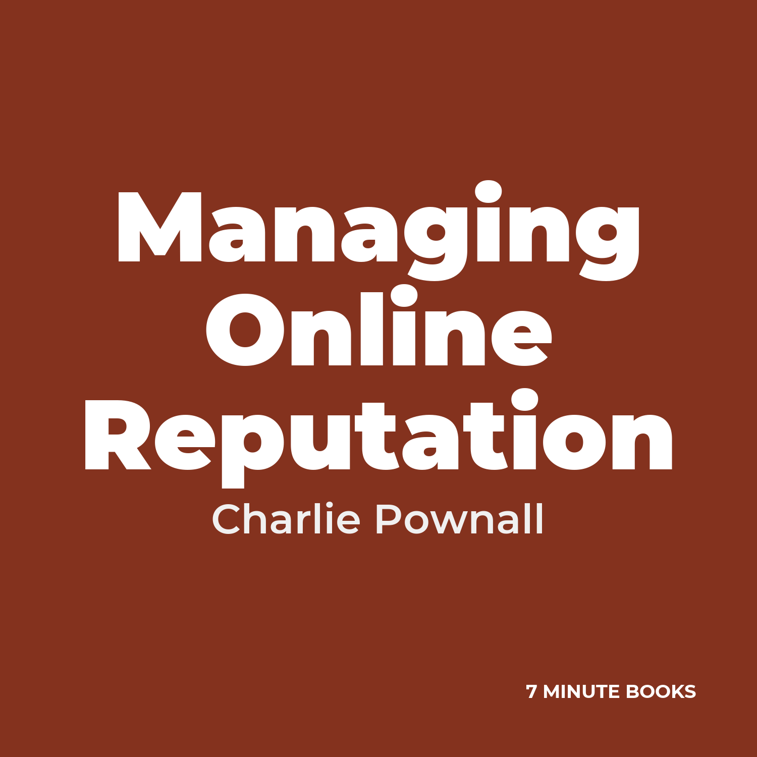 Managing Online Reputation cover