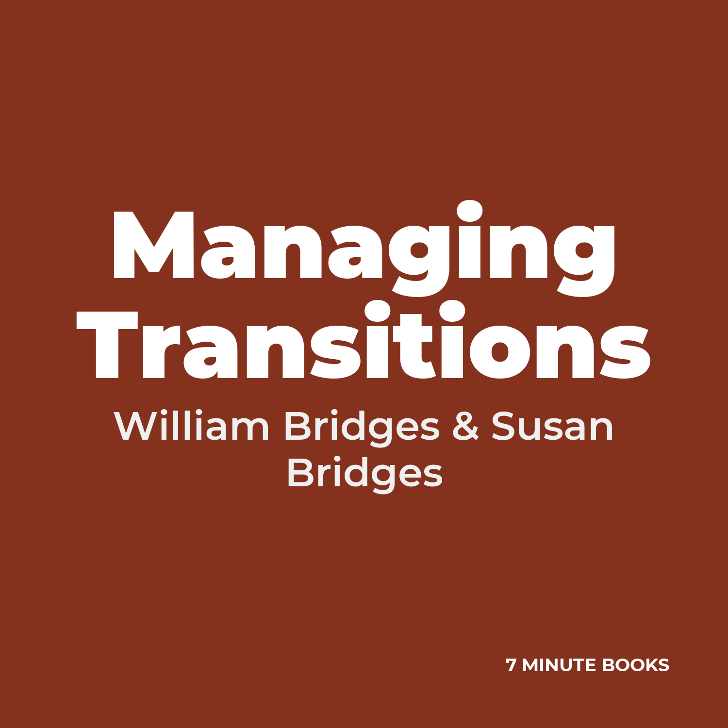 Managing Transitions cover