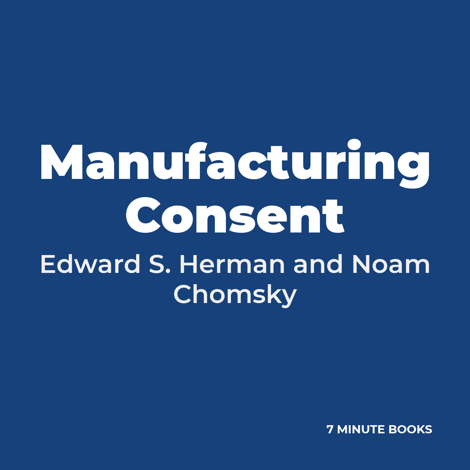 Manufacturing Consent cover
