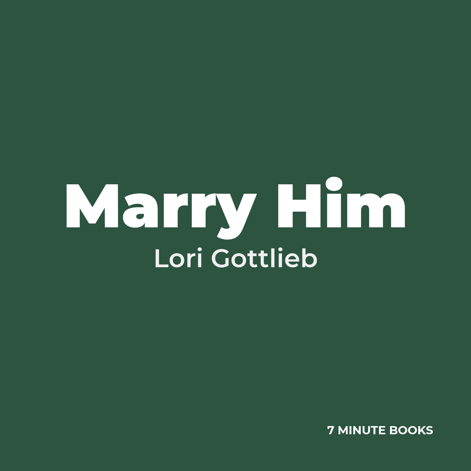 Marry Him cover