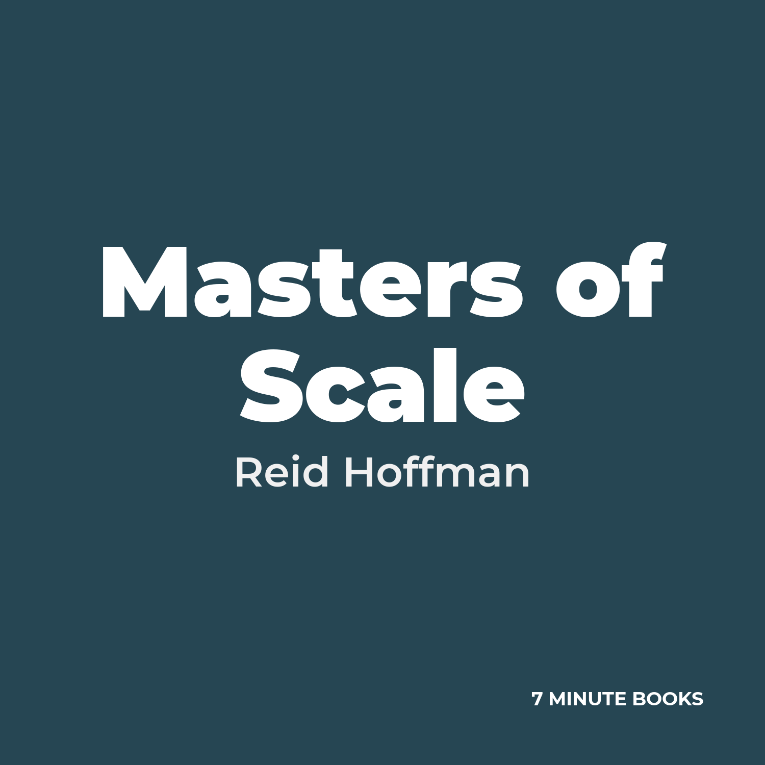 Masters of Scale cover