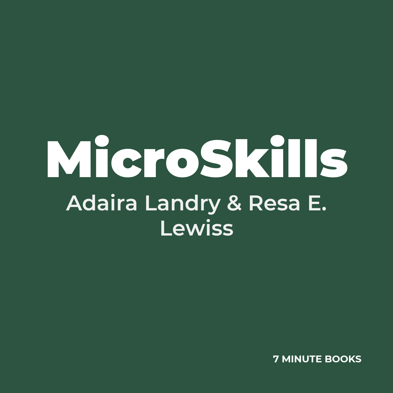 MicroSkills cover