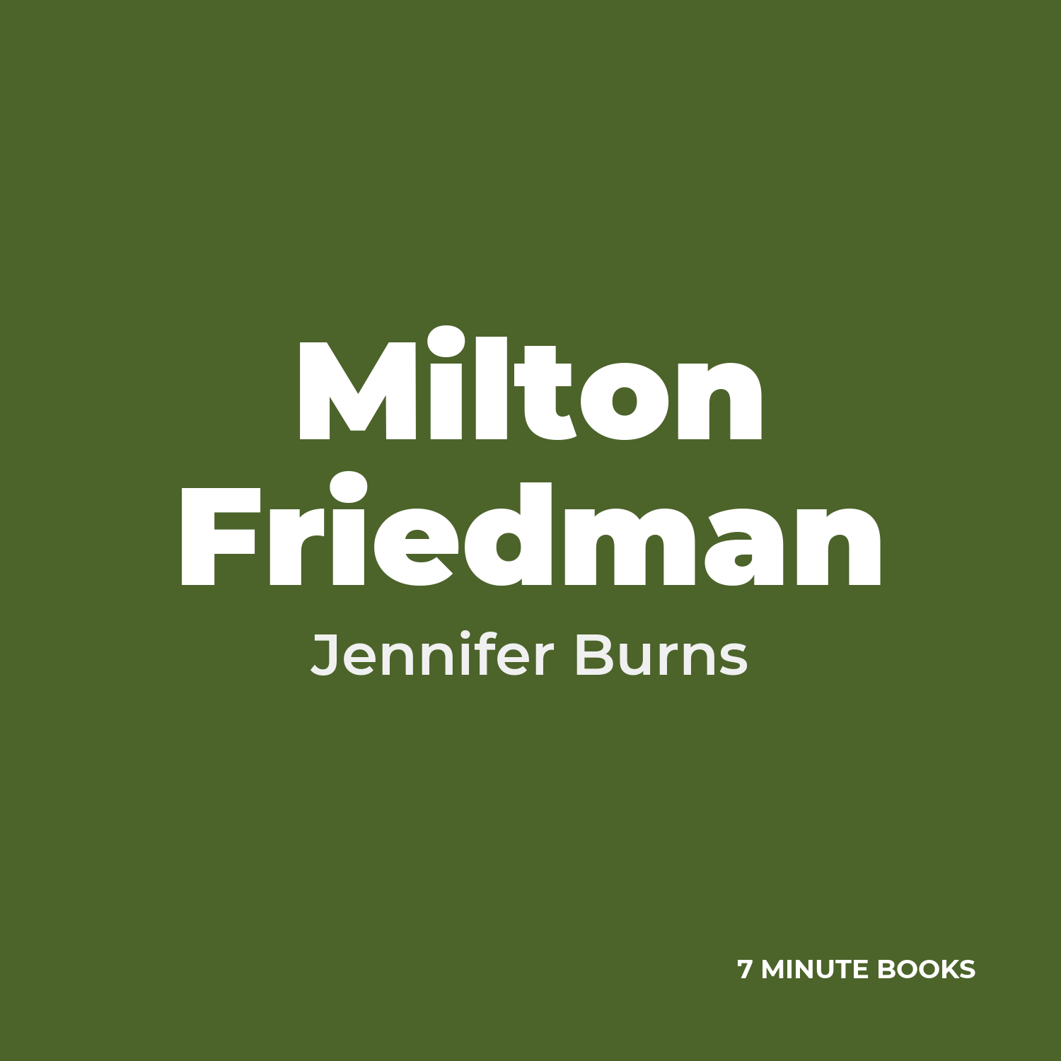 Milton Friedman cover
