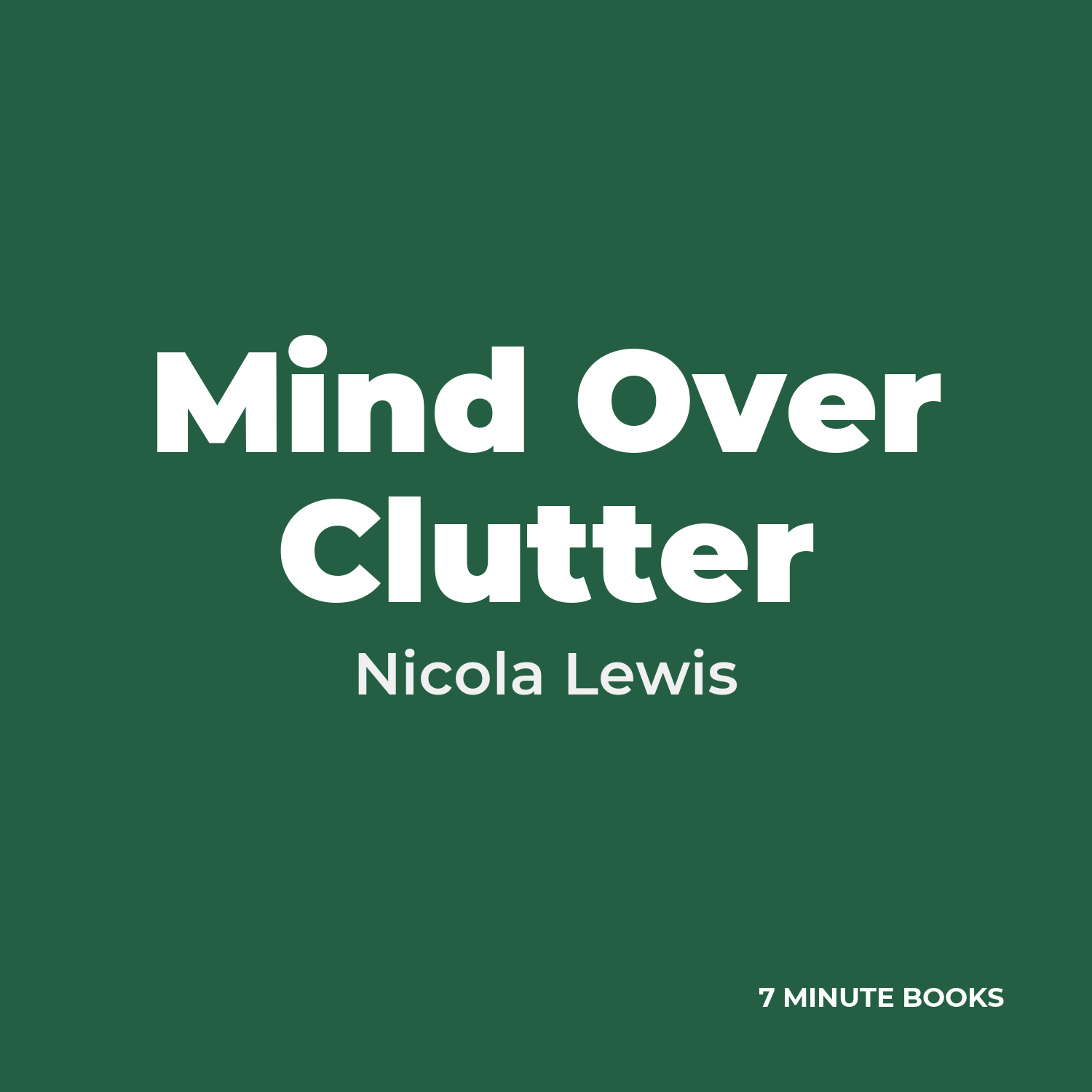 Mind Over Clutter cover