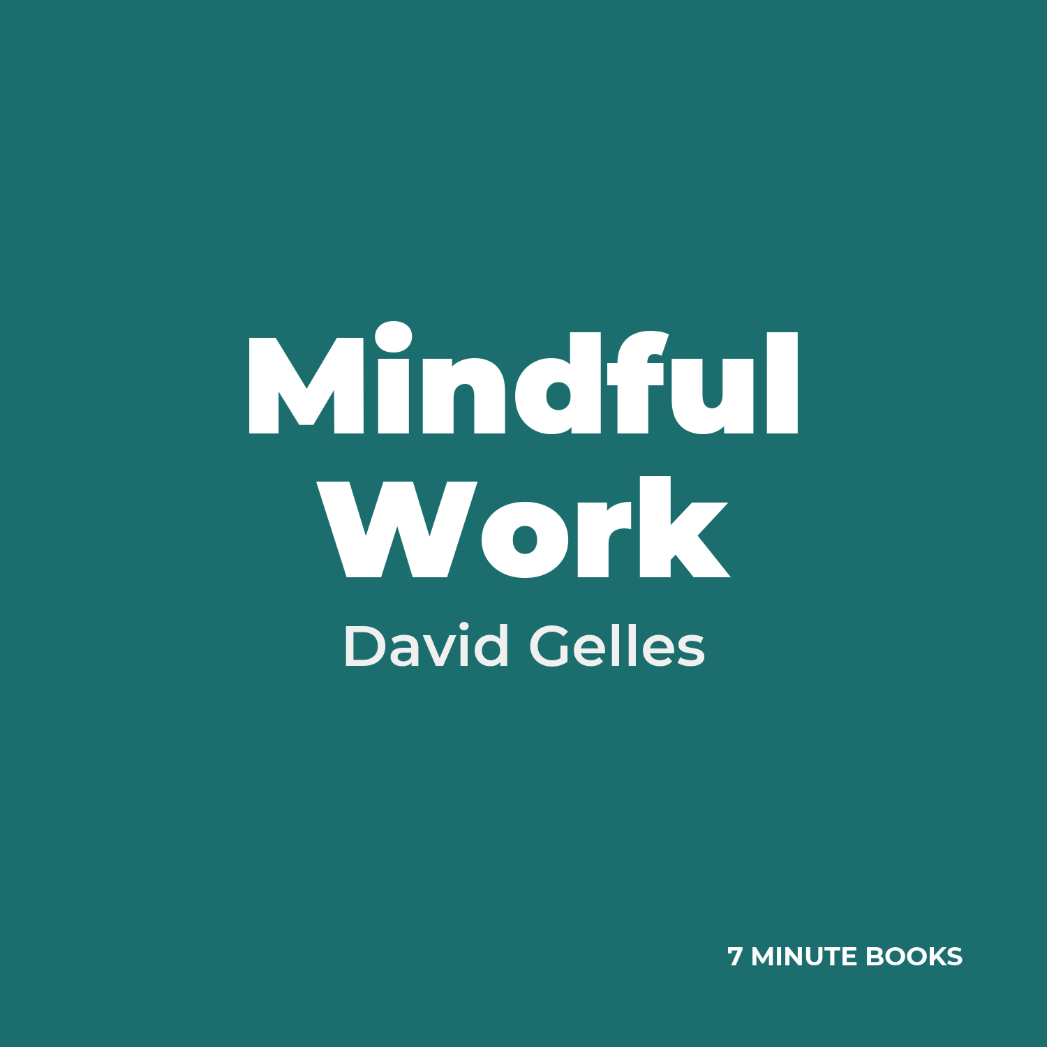 Mindful Work — by David Gelles