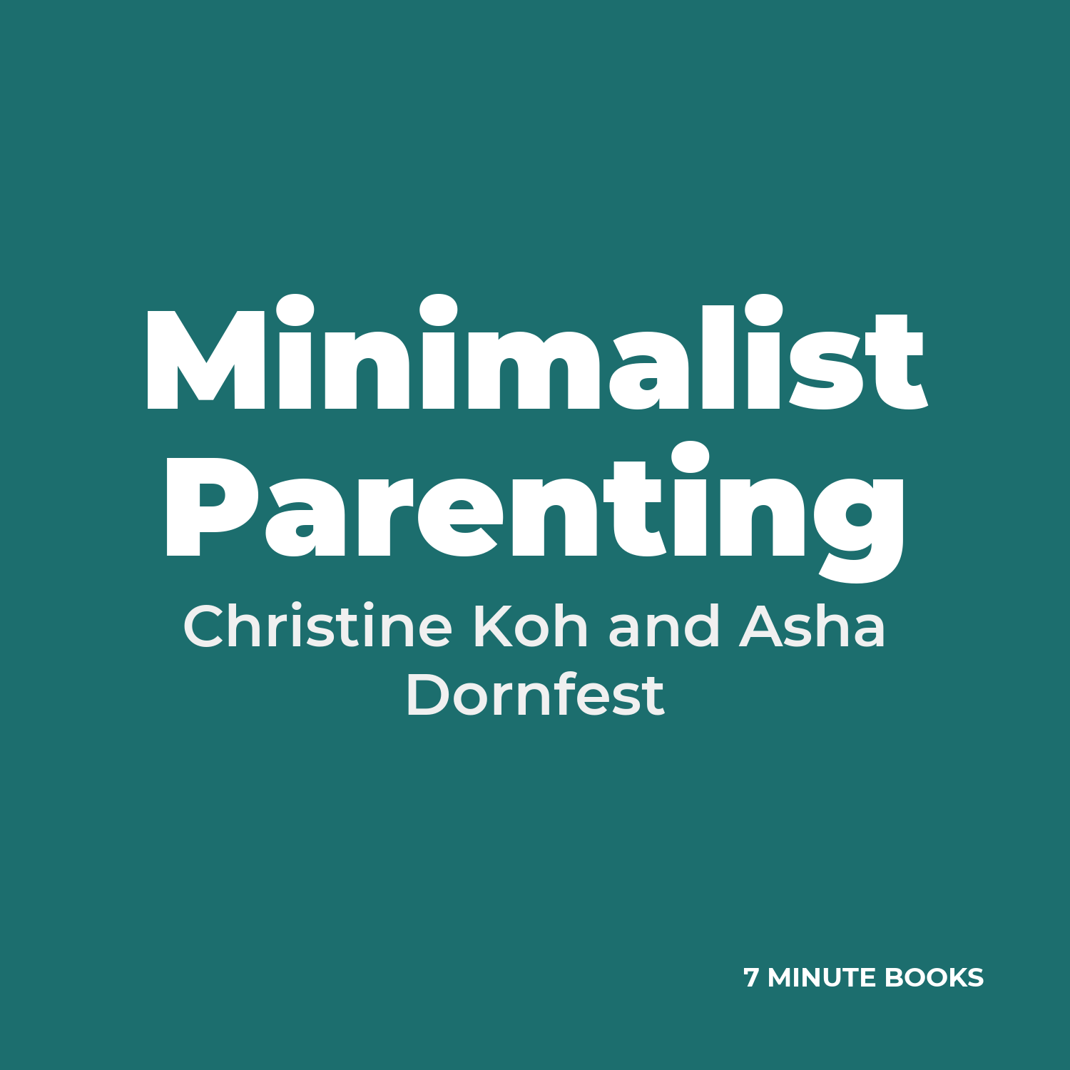 Minimalist Parenting cover