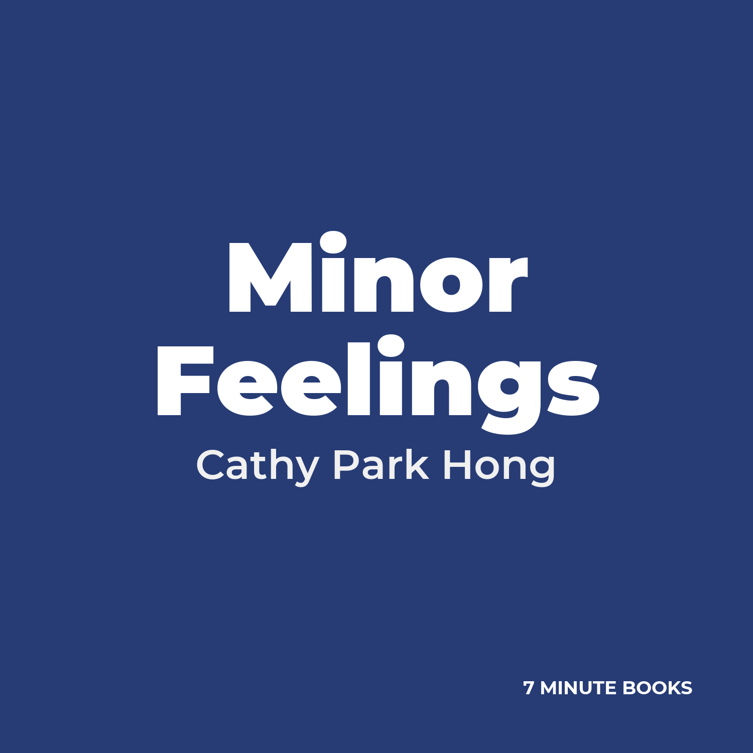 Minor Feelings cover
