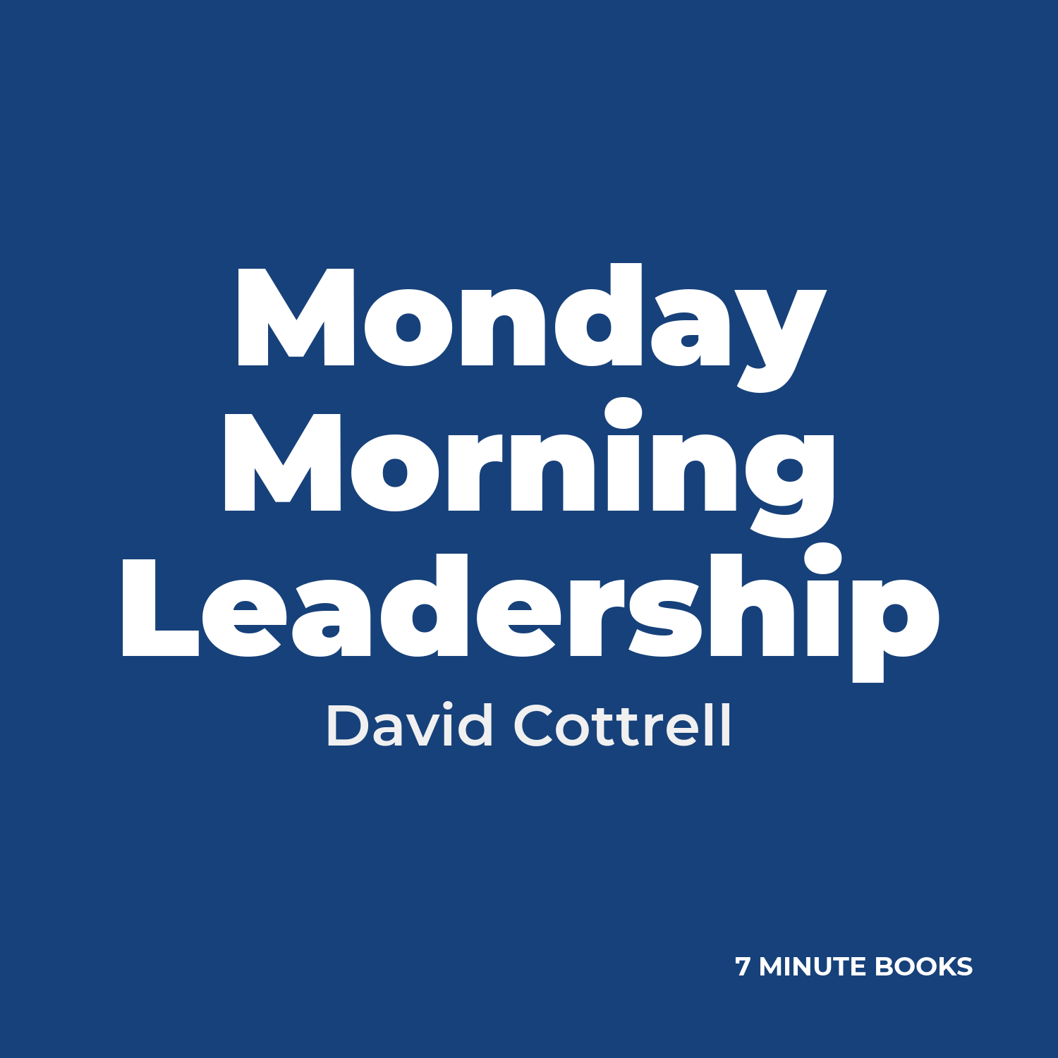 Monday Morning Leadership cover