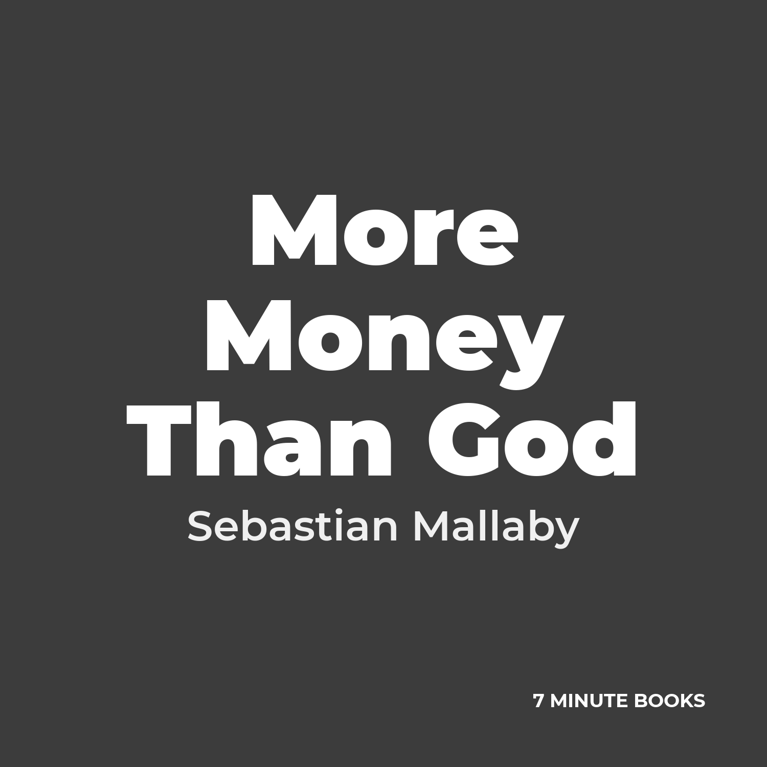 More Money Than God cover