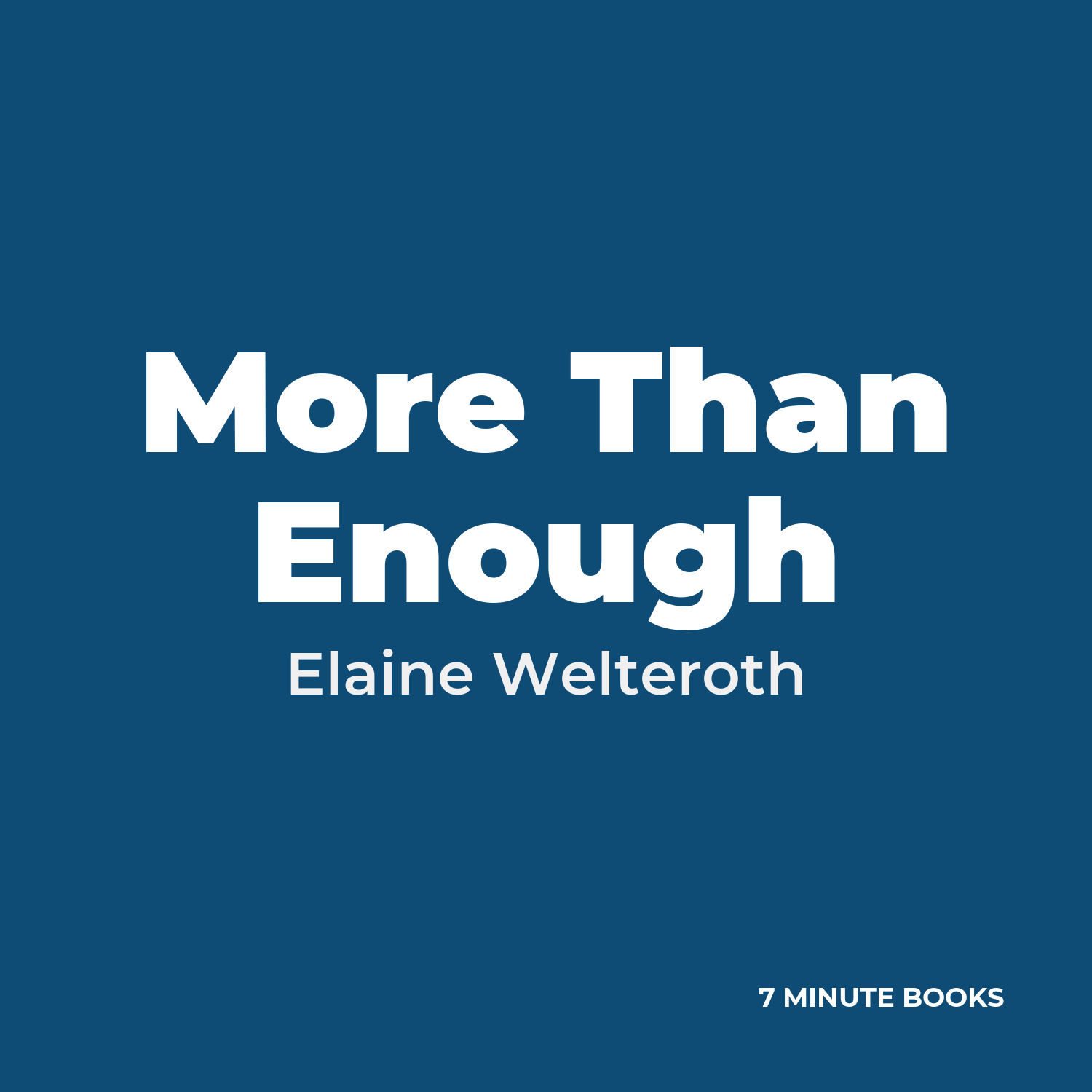 More Than Enough cover