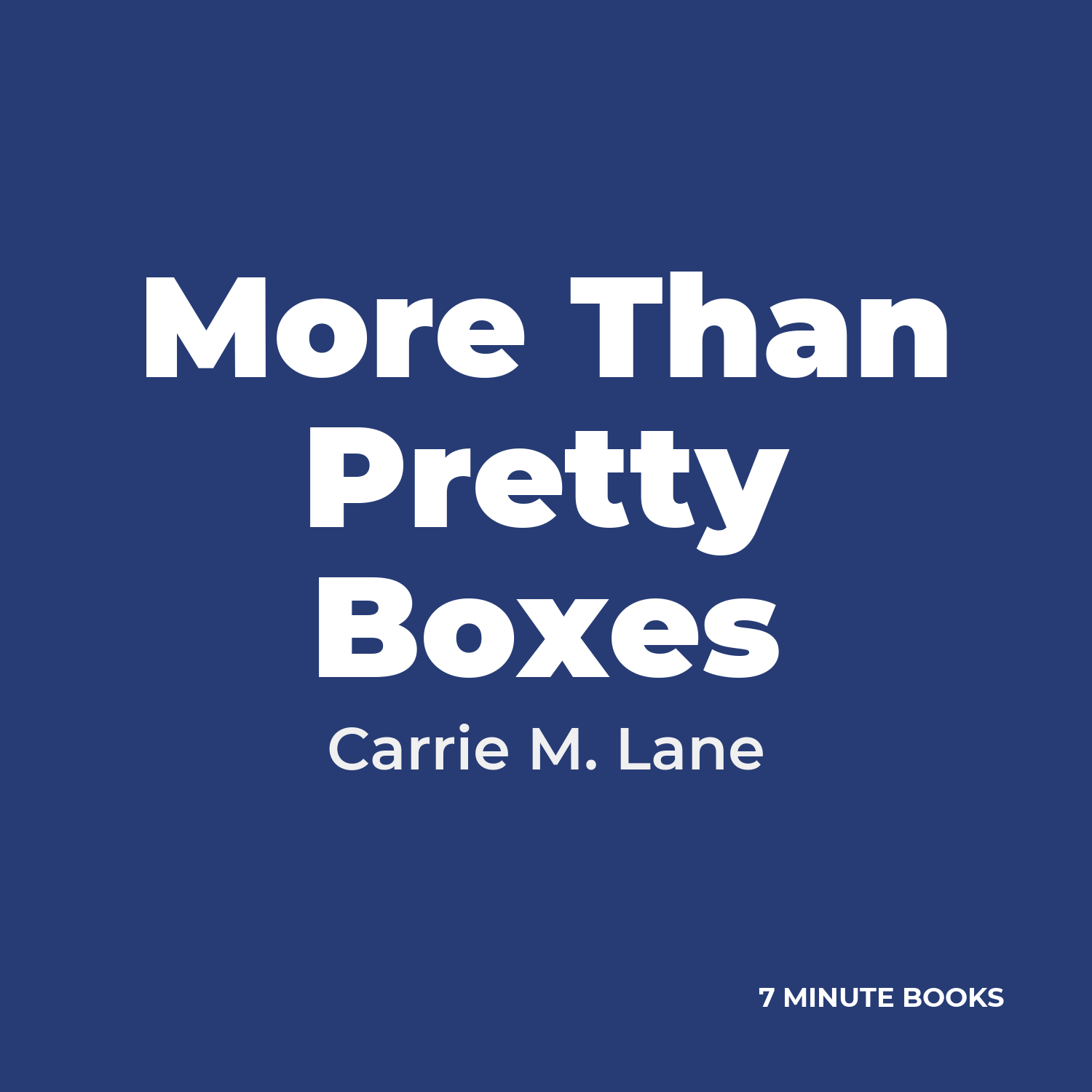 More Than Pretty Boxes cover