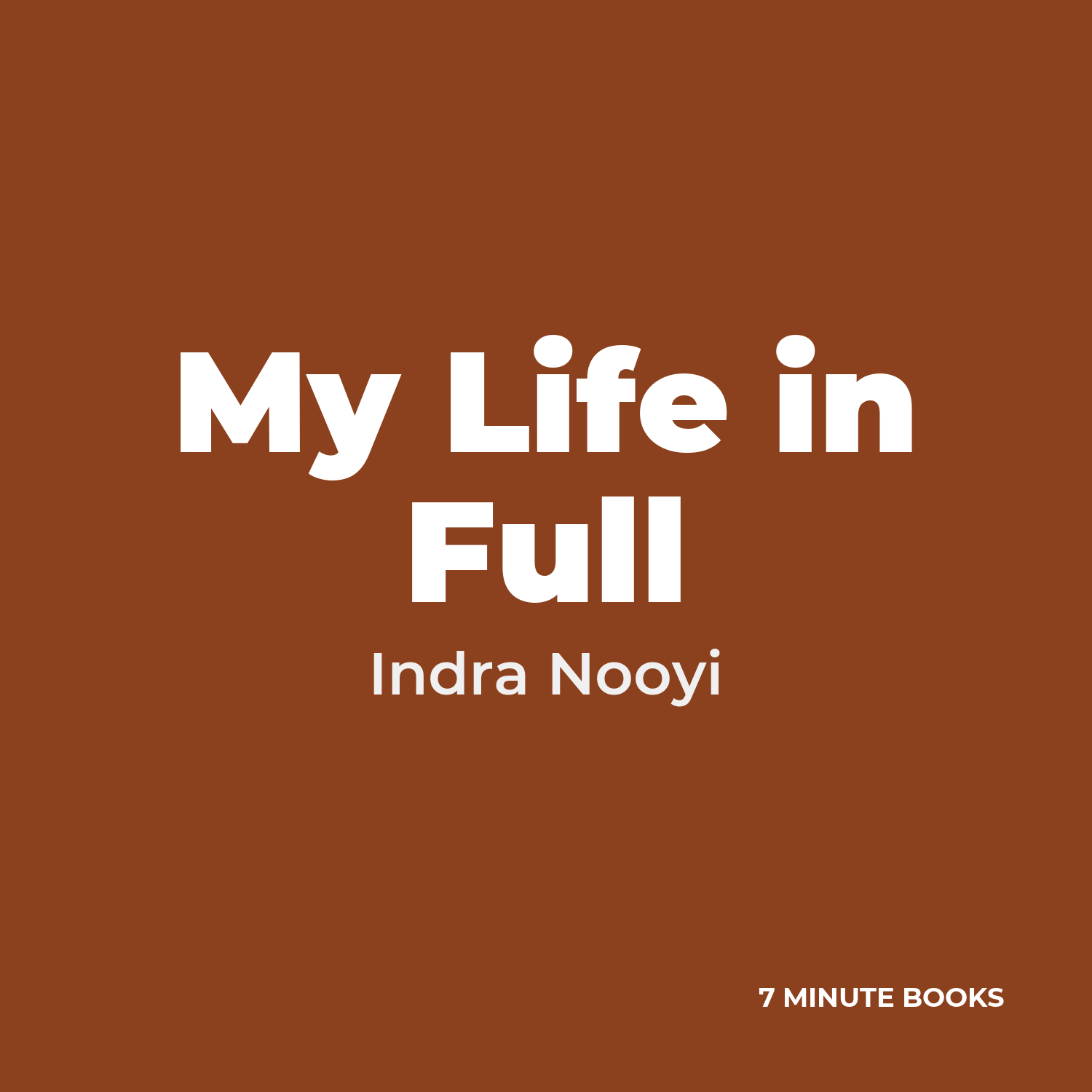 My Life in Full cover