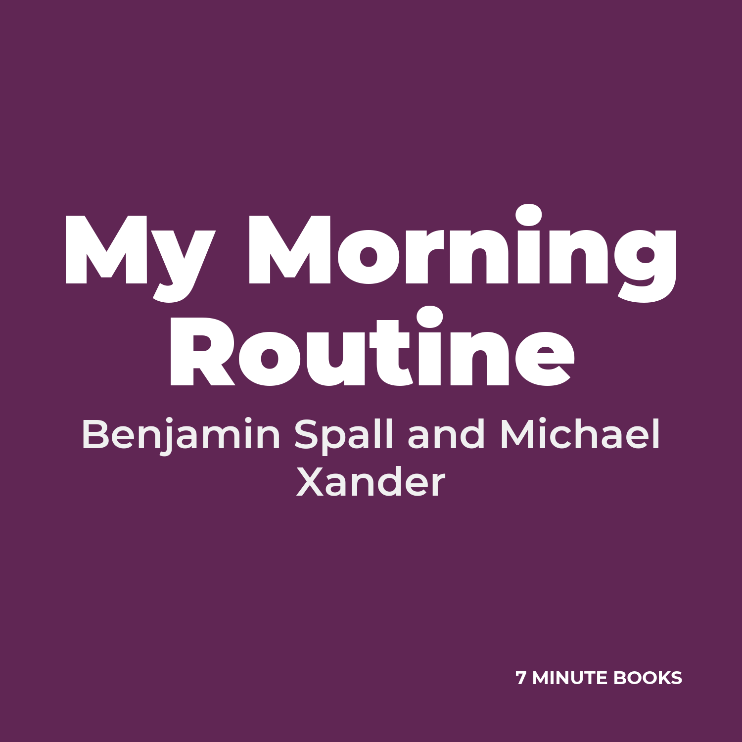 My Morning Routine cover