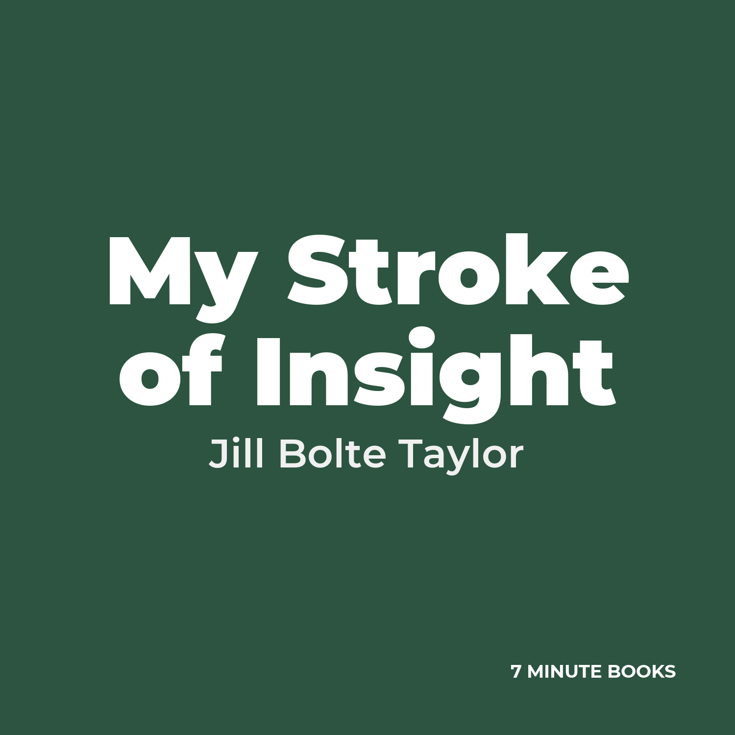My Stroke of Insight cover