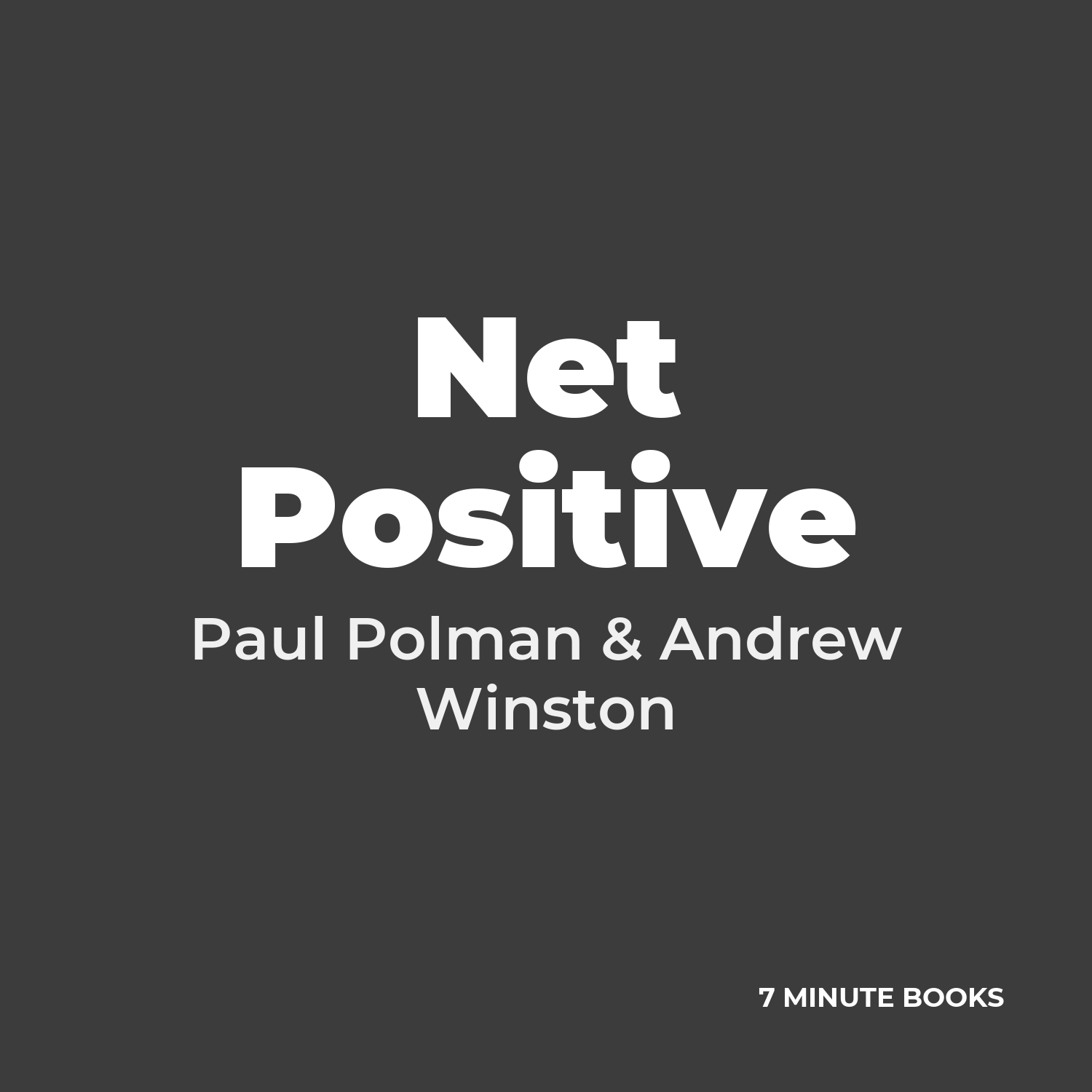 Net Positive cover