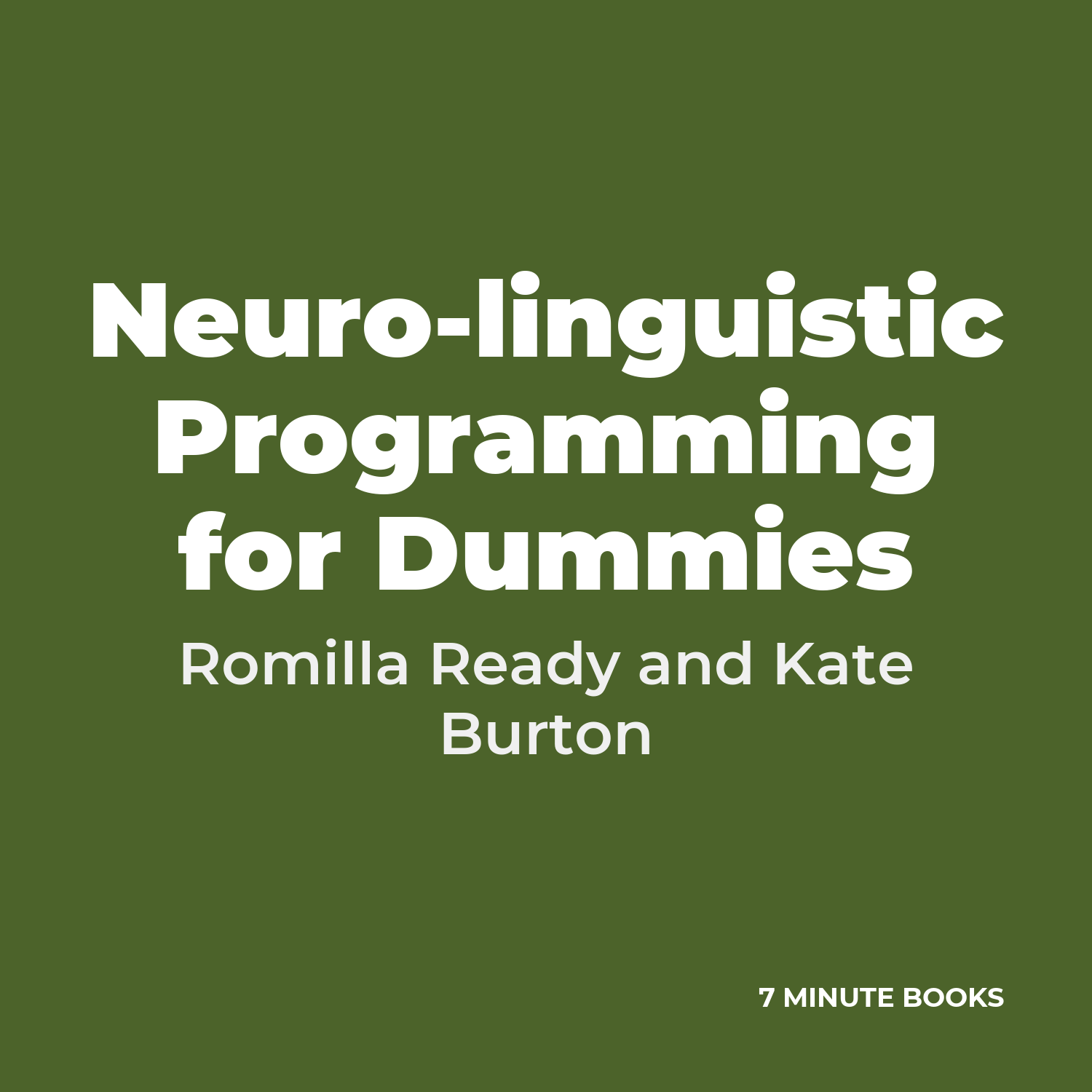 Neuro-linguistic Programming for Dummies cover