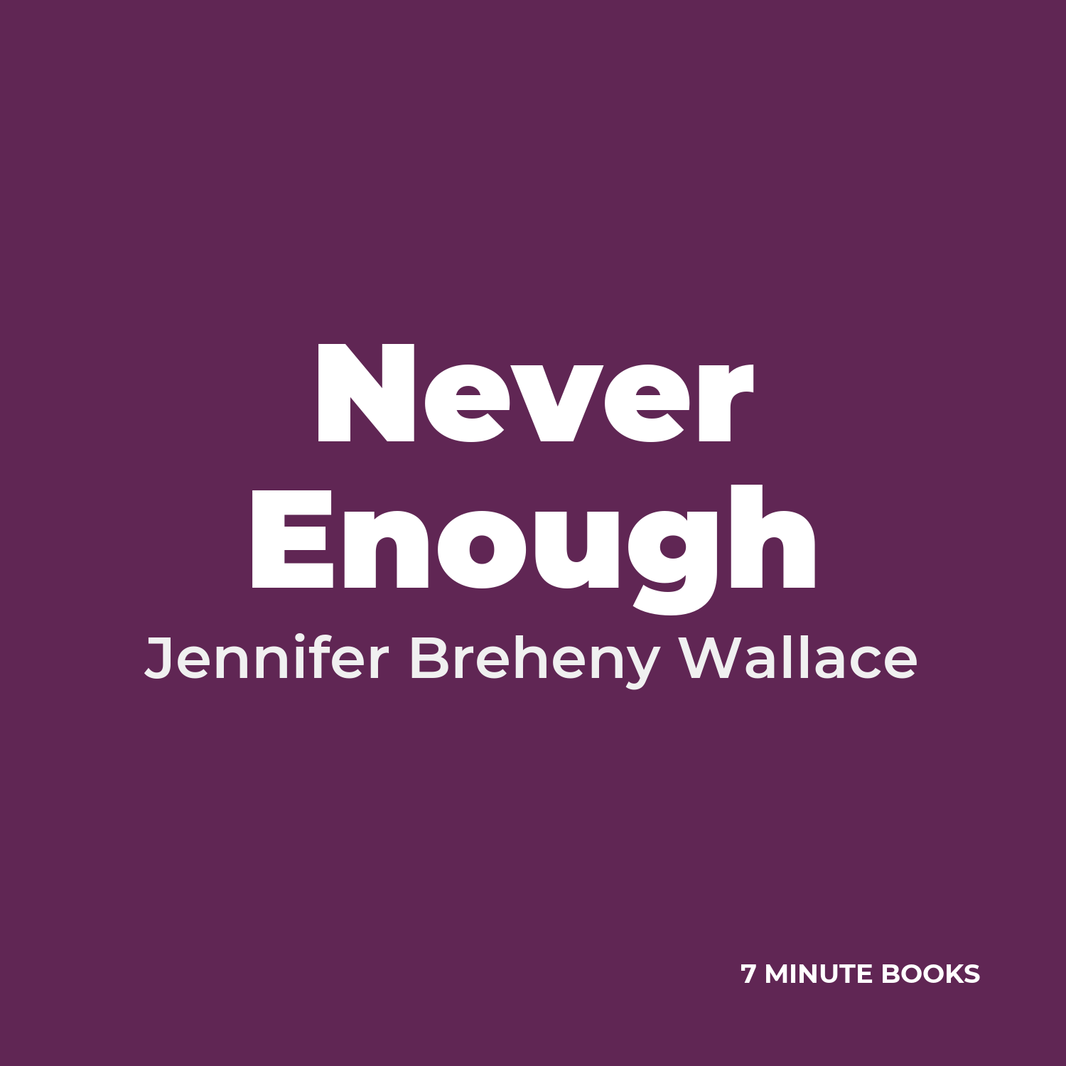 Never Enough cover