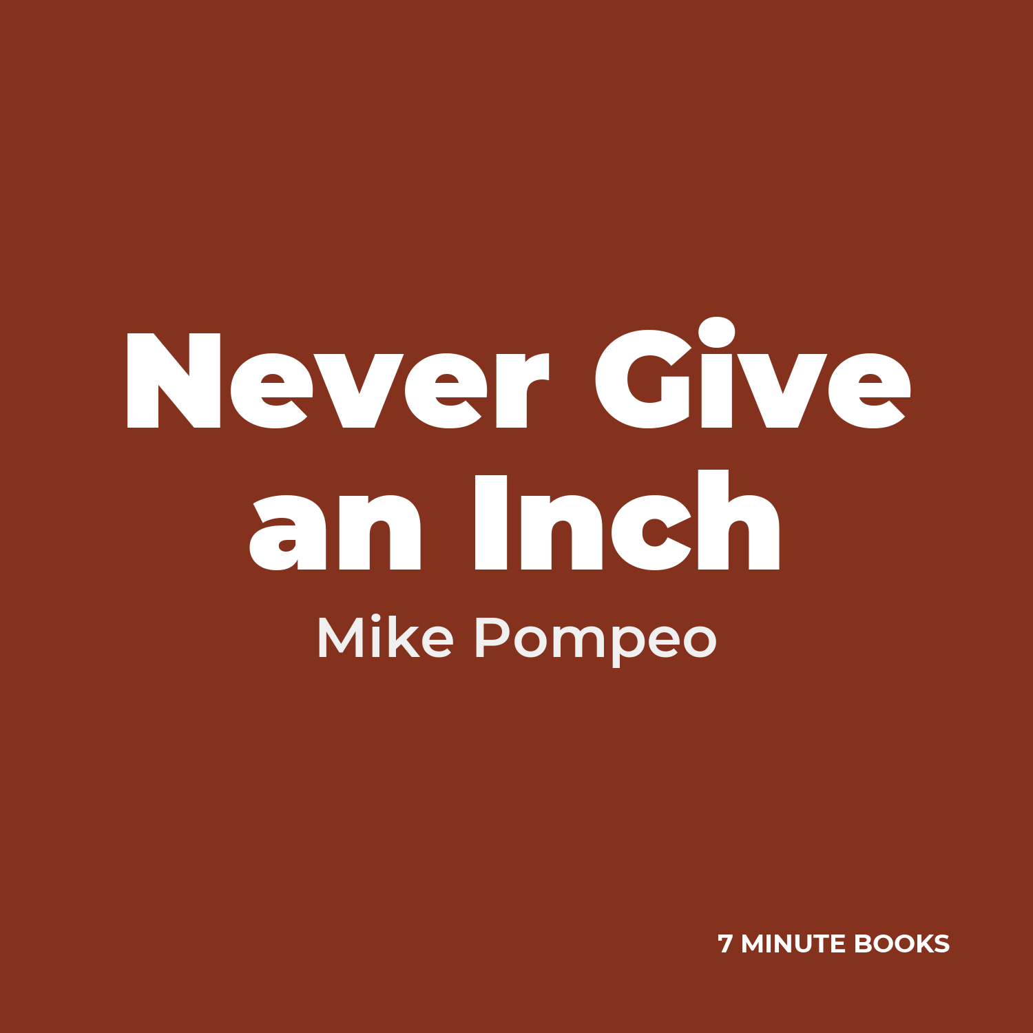 Never Give an Inch cover