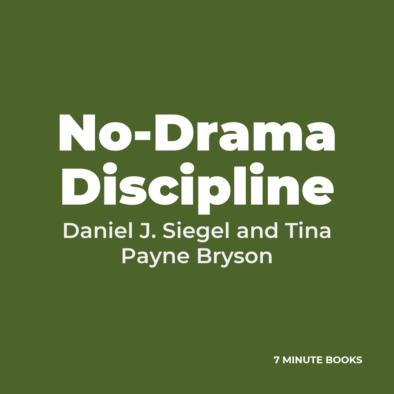 No-Drama Discipline cover