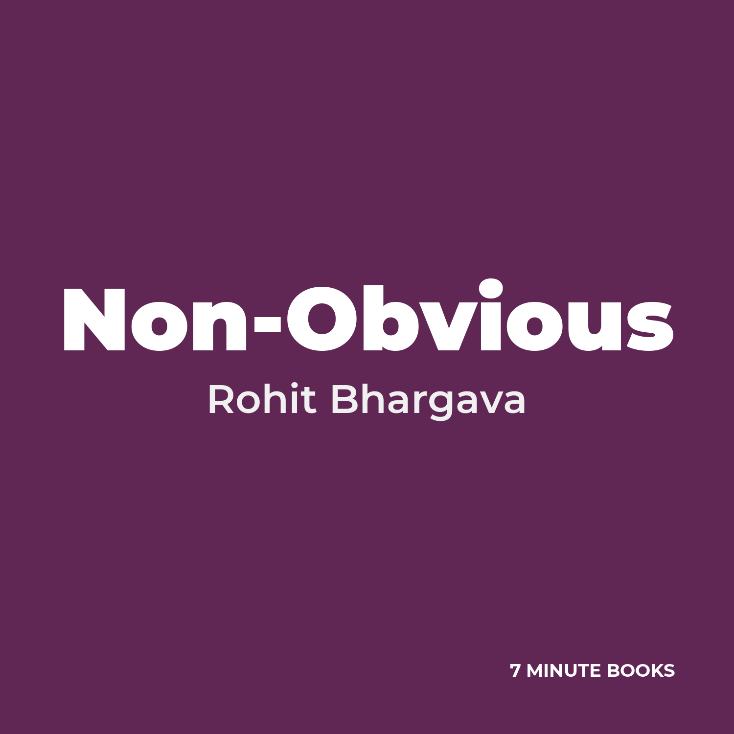 Non-Obvious cover